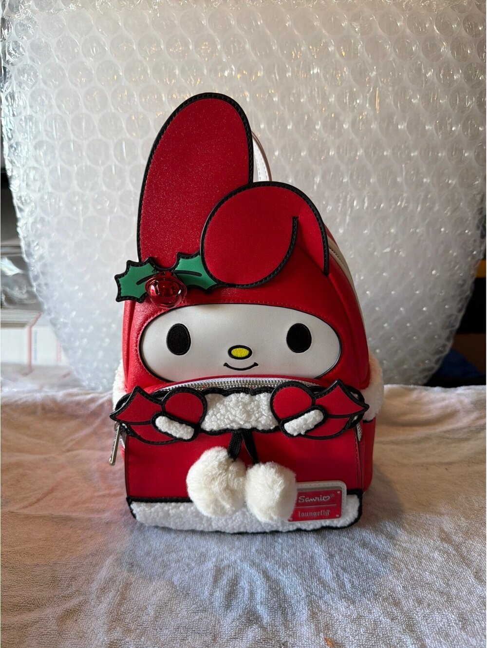 Loungefly Sanrio My Melody Holiday Cosplay Mini Backpack NWT